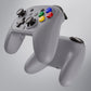 eXtremeRate DIY Replacement Full Set Shells with Buttons for Nintendo Switch 2 Pro Controller - SFC SNES Classic EU