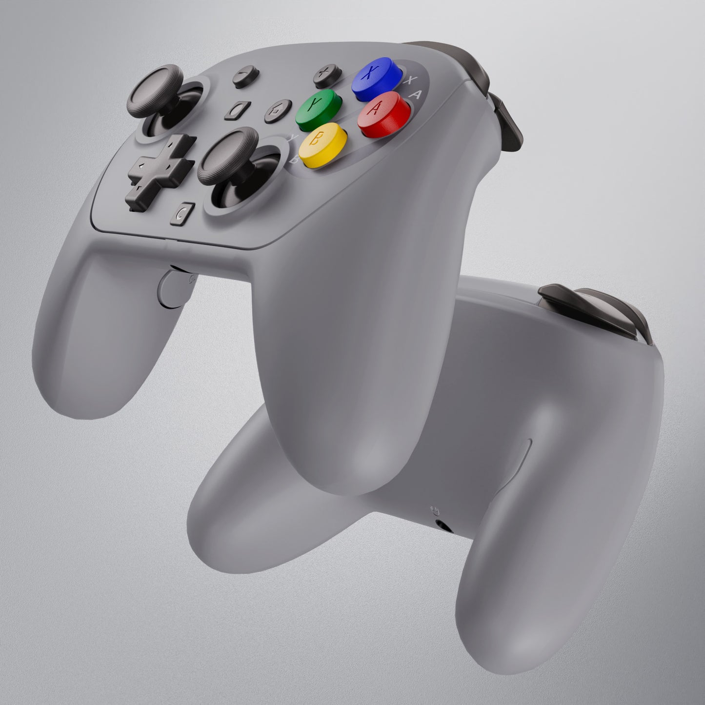 eXtremeRate DIY Replacement Full Set Shells with Buttons for Nintendo Switch 2 Pro Controller - SFC SNES Classic EU