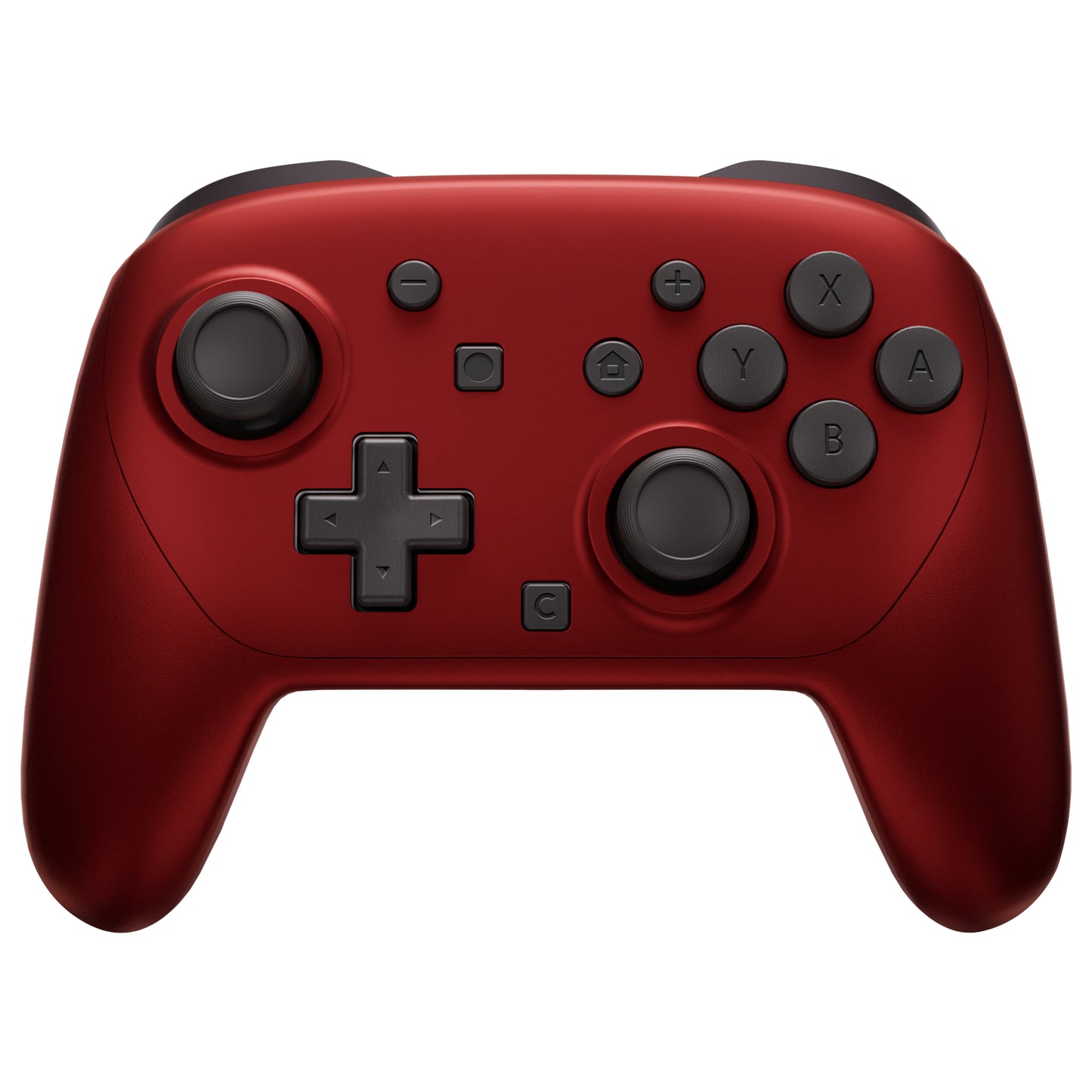 eXtremeRate DIY Replacement Full Set Shells with Buttons for Nintendo Switch 2 Pro Controller - Scarlet Red
