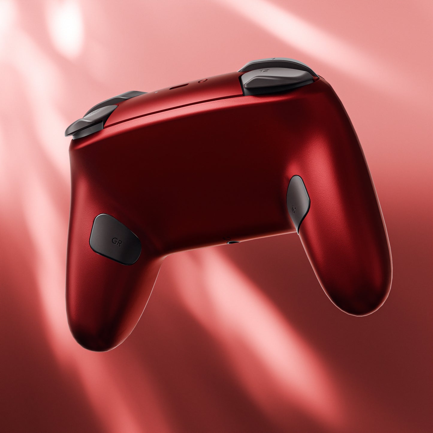 eXtremeRate DIY Replacement Full Set Shells with Buttons for Nintendo Switch 2 Pro Controller - Scarlet Red