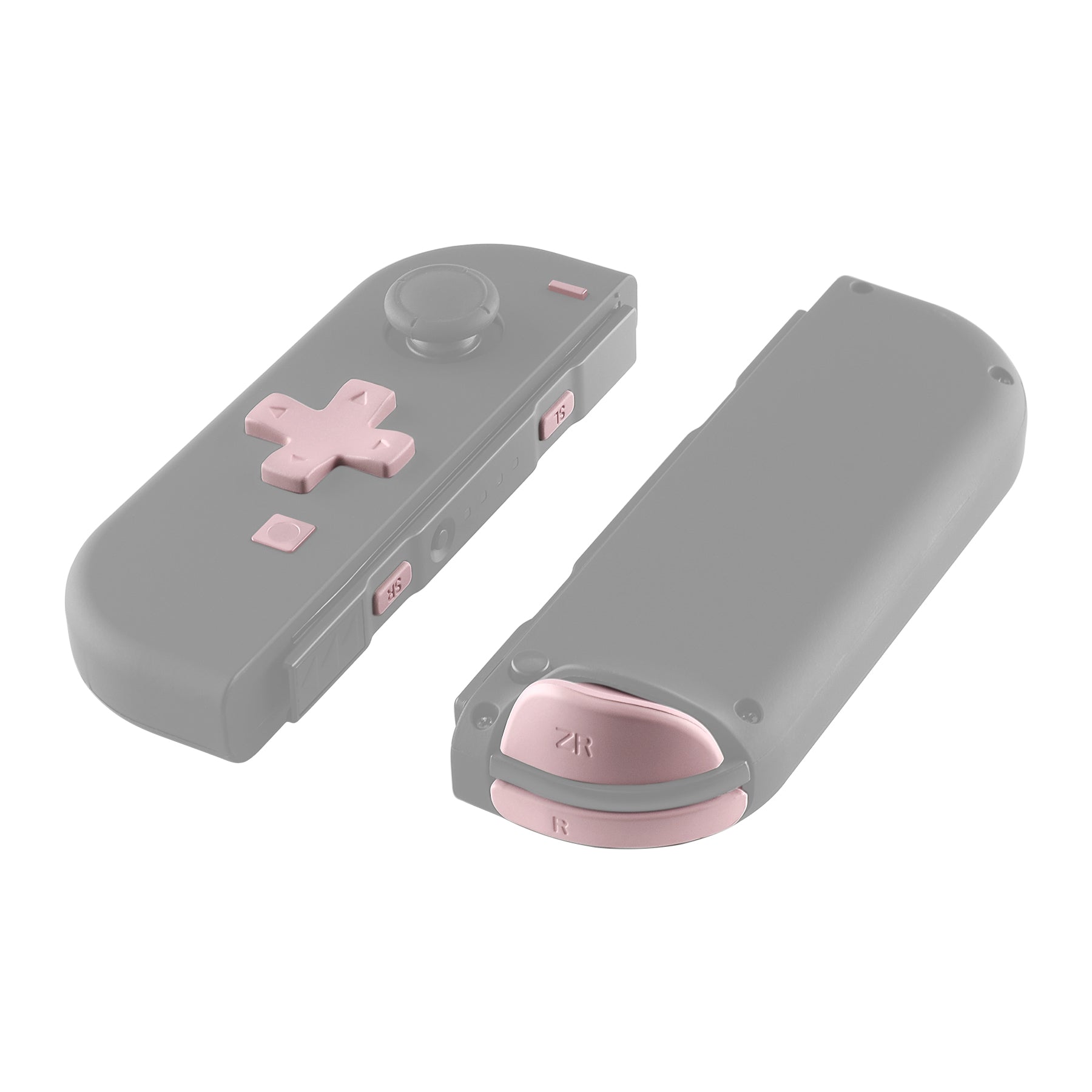 Nintendo Switch 本体 グレー/ピンク Cherry Blossoms Pink D-pad ABXY Keys SR SL L R ZR ZL Trigger