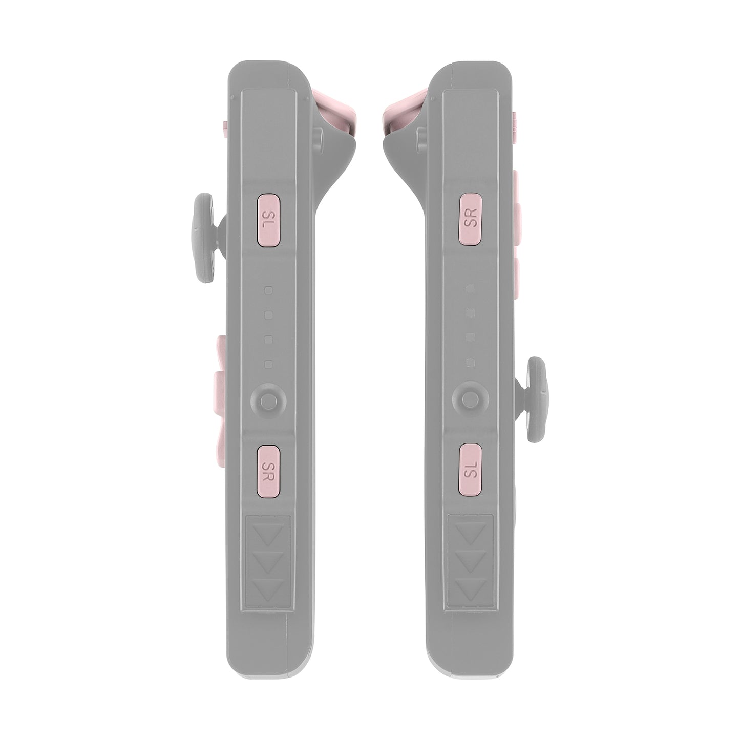 eXtremeRate Dpad Version Replacement Full Set Buttons for Joycon of Switch (D-pad ONLY Fits for eXtremeRate D-pad Shell for Joycon) - Cherry Blossoms Pink