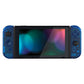 eXtremeRate Dpad Version Replacement Full Set Shell Case with Buttons for Joycon of NS Switch - Transparent Clear Blue