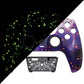eXtremeRate LUNA Redesigned Replacement Front Shell with Touchpad Compatible with PS5 Controller BDM-010/020/030/040/050 - Glow in Dark - Cosmic Camo