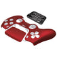 eXtremeRate LUNA Redesigned Replacement Front Shell with Touchpad Compatible with PS5 Controller BDM-010/020/030/040/050/060 - Scarlet Red