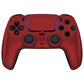 eXtremeRate LUNA Redesigned Replacement Front Shell with Touchpad Compatible with PS5 Controller BDM-010/020/030/040/050/060 - Scarlet Red