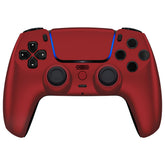 eXtremeRate LUNA Redesigned Replacement Front Shell with Touchpad Compatible with PS5 Controller BDM-010/020/030/040/050/060 - Scarlet Red