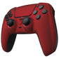 eXtremeRate LUNA Redesigned Replacement Front Shell with Touchpad Compatible with PS5 Controller BDM-010/020/030/040/050/060 - Scarlet Red