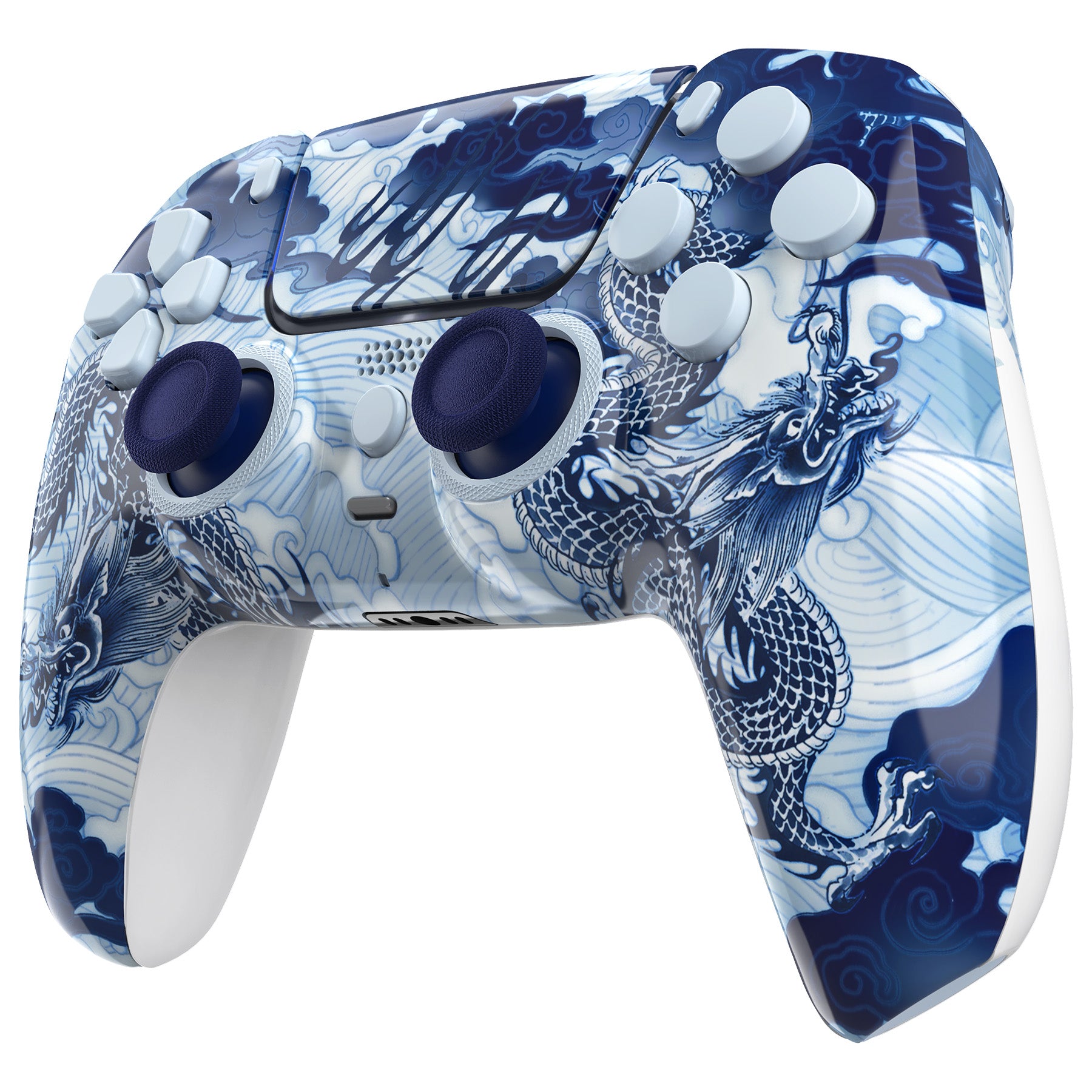 eXtremeRate PS5 Controller LUNA Redesigned Full Set Shells with