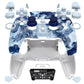 eXtremeRate LUNA Redesigned Replacement Full Set Shells with Buttons Compatible with PS5 Controller BDM-030/040/050 - Porcelain Dragon