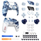 eXtremeRate LUNA Redesigned Replacement Full Set Shells with Buttons Compatible with PS5 Controller BDM-030/040/050 - Porcelain Dragon