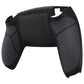 eXtremeRate Performance Grip Replacement Back Housing Bottom Shell Compatible with PS5 Controller BDM-010/020/030/040/050 - Rubberized Black
