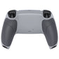 eXtremeRate Performance Grip Replacement Back Housing Bottom Shell Compatible with PS5 Controller BDM-010/020/030/040/050 - Rubberized New Hope Gray & Classic Gray