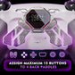 eXtremeRate Real Metal Buttons (RMB) Version SPARK Back Paddles Kit for PS5 Controller BDM-030/040/050/060 - White & Black