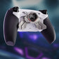 eXtremeRate Real Metal Buttons (RMB) Version SPARK Back Paddles Kit for PS5 Controller BDM-030/040/050/060 - White & Black