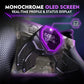 eXtremeRate Real Metal Buttons (RMB) Version SPARK Back Paddles Kit for PS5 Controller BDM-030/040/050/060 - Clear & Black