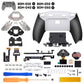 eXtremeRate Real Metal Buttons (RMB) Version SPARK Back Paddles Kit for PS5 Controller BDM-030/040/050/060 - White & Black