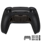 eXtremeRate Real Metal Buttons (RMB) Version RISE4 Plus MAX Back Paddles Kit with Clicky Trigger Stops & Rubberized Grip for PS5 Controller BDM-030/040/050 - Black