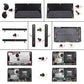 eXtremeRate Repair Tools Tri-wing Screwdriver & Cross Screwdriver & Tweezer & Shell Open Tool & Screws Kit for Nintendo Switch OLED Console & for Joycon