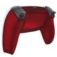 eXtremeRate Replacement Back Housing Bottom Shell Compatible with PS5 Controller BDM-010/020/030/040/050 - Scarlet Red