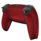 eXtremeRate Replacement Back Housing Bottom Shell Compatible with PS5 Controller BDM-010/020/030/040/050 - Scarlet Red