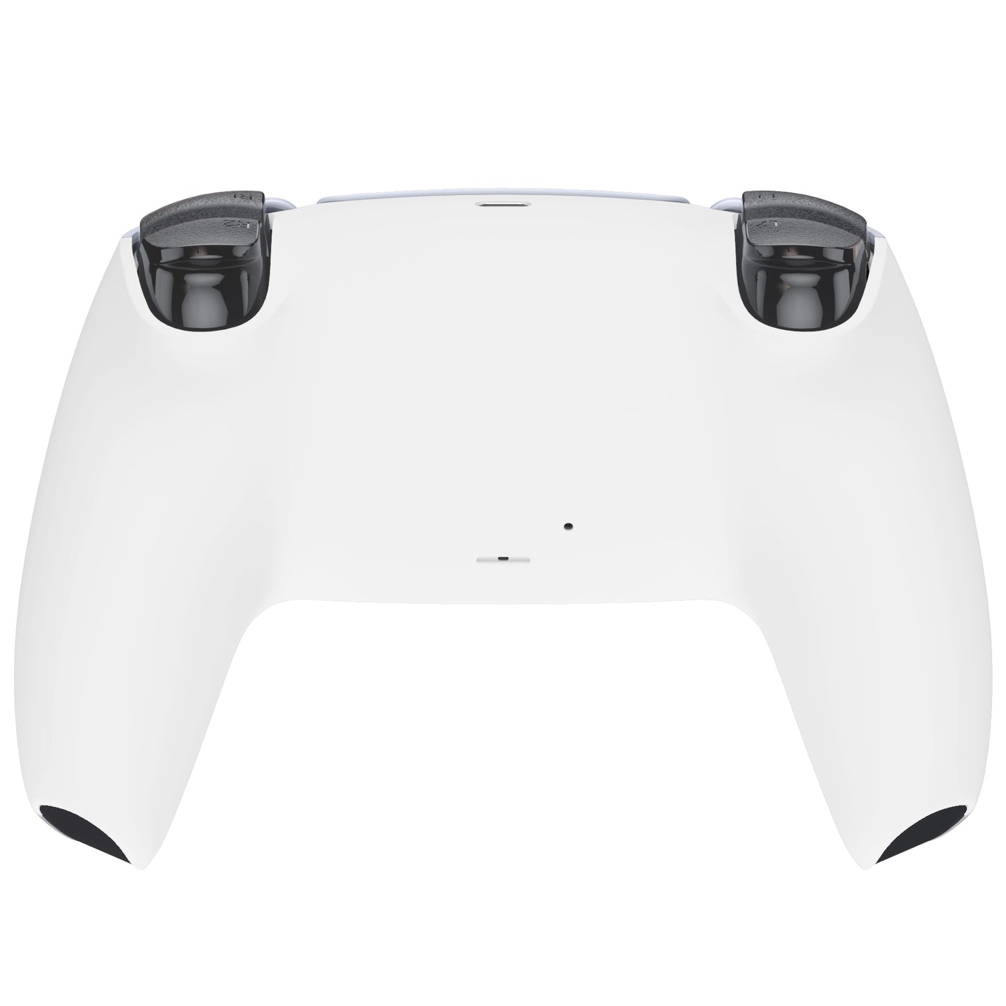 eXtremeRate Replacement Back Housing Bottom Shell Compatible with PS5 Controller BDM-010/020/030/040/050 - White