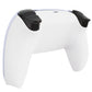 eXtremeRate Replacement Back Housing Bottom Shell Compatible with PS5 Controller BDM-010/020/030/040/050 - White