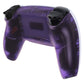 eXtremeRate Replacement Back Housing Bottom Shell Compatible with PS5 Controller BDM-010/020/030/040/050 - Clear Atomic Purple
