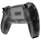 eXtremeRate Replacement Back Housing Bottom Shell Compatible with PS5 Controller BDM-010/020/030/040/050 - Clear Black