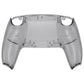 eXtremeRate Replacement Back Housing Bottom Shell Compatible with PS5 Controller BDM-010/020/030/040/050 - Clear Black