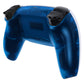 eXtremeRate Replacement Back Housing Bottom Shell Compatible with PS5 Controller BDM-010/020/030/040/050 - Clear Blue