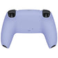 eXtremeRate Replacement Back Housing Bottom Shell Compatible with PS5 Controller BDM-010/020/030/040/050 - Light Violet