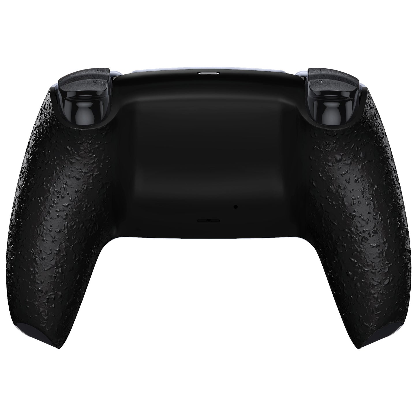 eXtremeRate Replacement Back Housing Bottom Shell Compatible with PS5 Controller BDM-010/020/030/040/050 - Textured Black