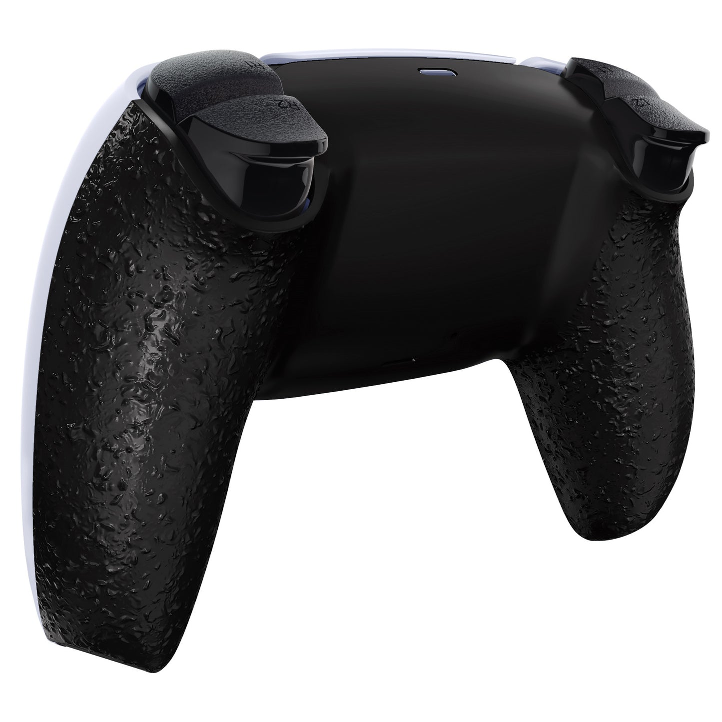 eXtremeRate Replacement Back Housing Bottom Shell Compatible with PS5 Controller BDM-010/020/030/040/050 - Textured Black