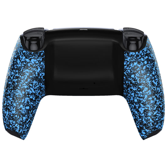 eXtremeRate Replacement Back Housing Bottom Shell Compatible with PS5 Controller BDM-010/020/030/040/050 - Textured Blue