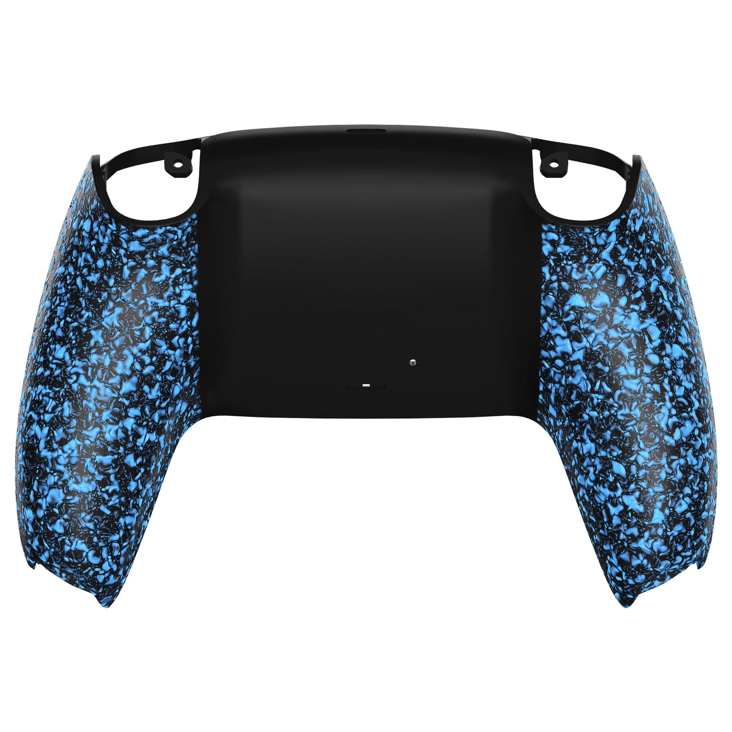 eXtremeRate Replacement Back Housing Bottom Shell Compatible with PS5 Controller BDM-010/020/030/040/050 - Textured Blue