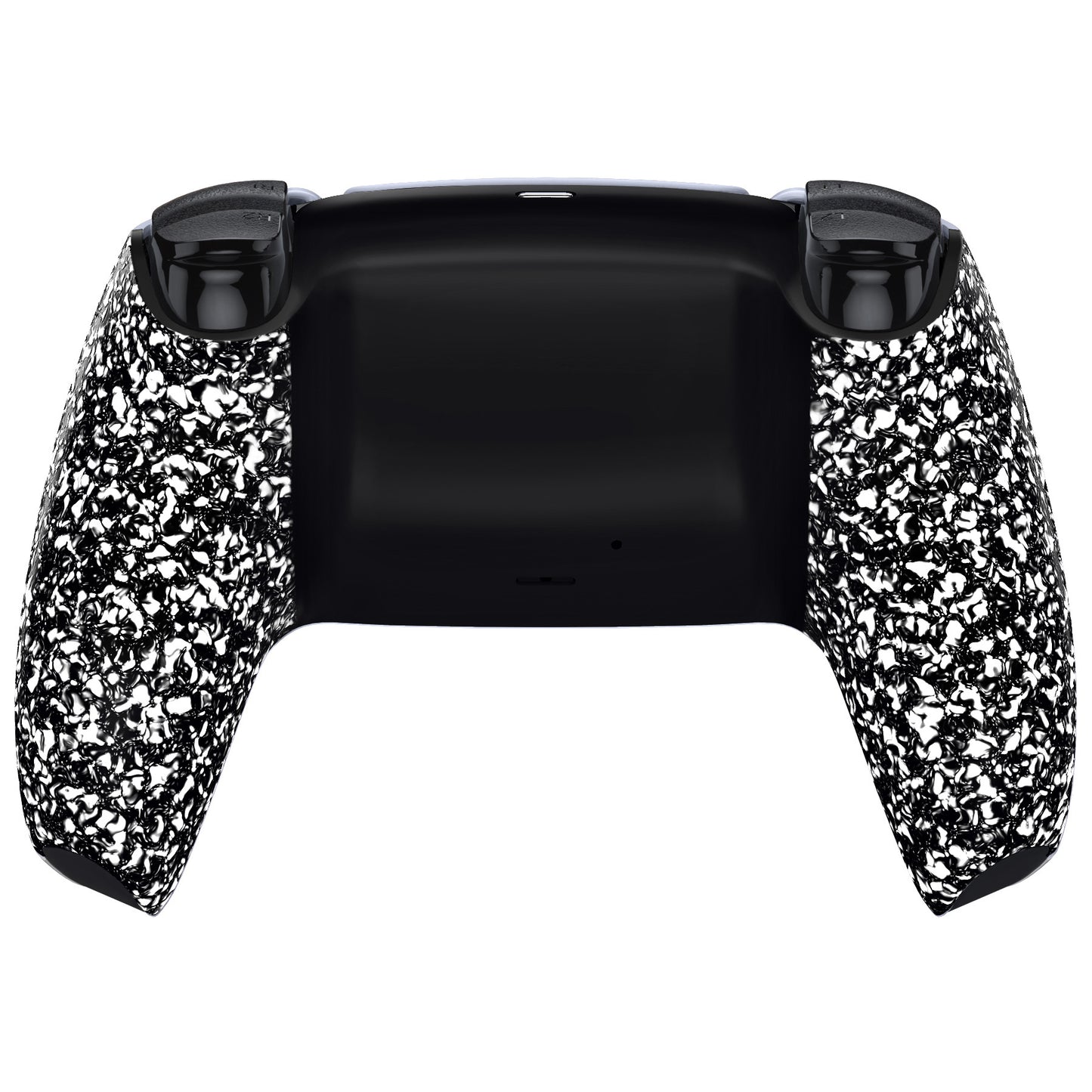 eXtremeRate Replacement Back Housing Bottom Shell Compatible with PS5 Controller BDM-010/020/030/040/050 - Textured White