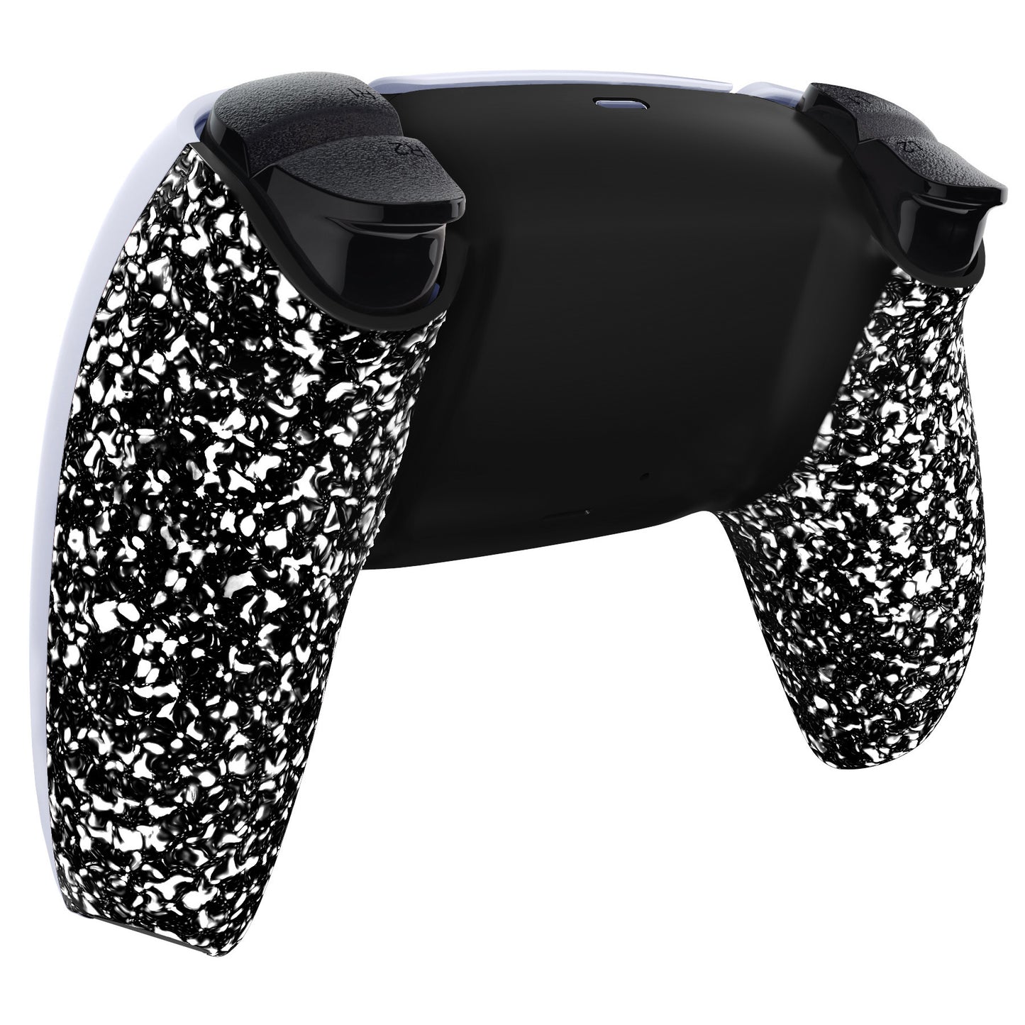 eXtremeRate Replacement Back Housing Bottom Shell Compatible with PS5 Controller BDM-010/020/030/040/050 - Textured White