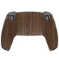 eXtremeRate Replacement Back Housing Bottom Shell Compatible with PS5 Controller BDM-010/020/030/040/050 - Wood Grain