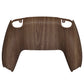 eXtremeRate Replacement Back Housing Bottom Shell Compatible with PS5 Controller BDM-010/020/030/040/050 - Wood Grain