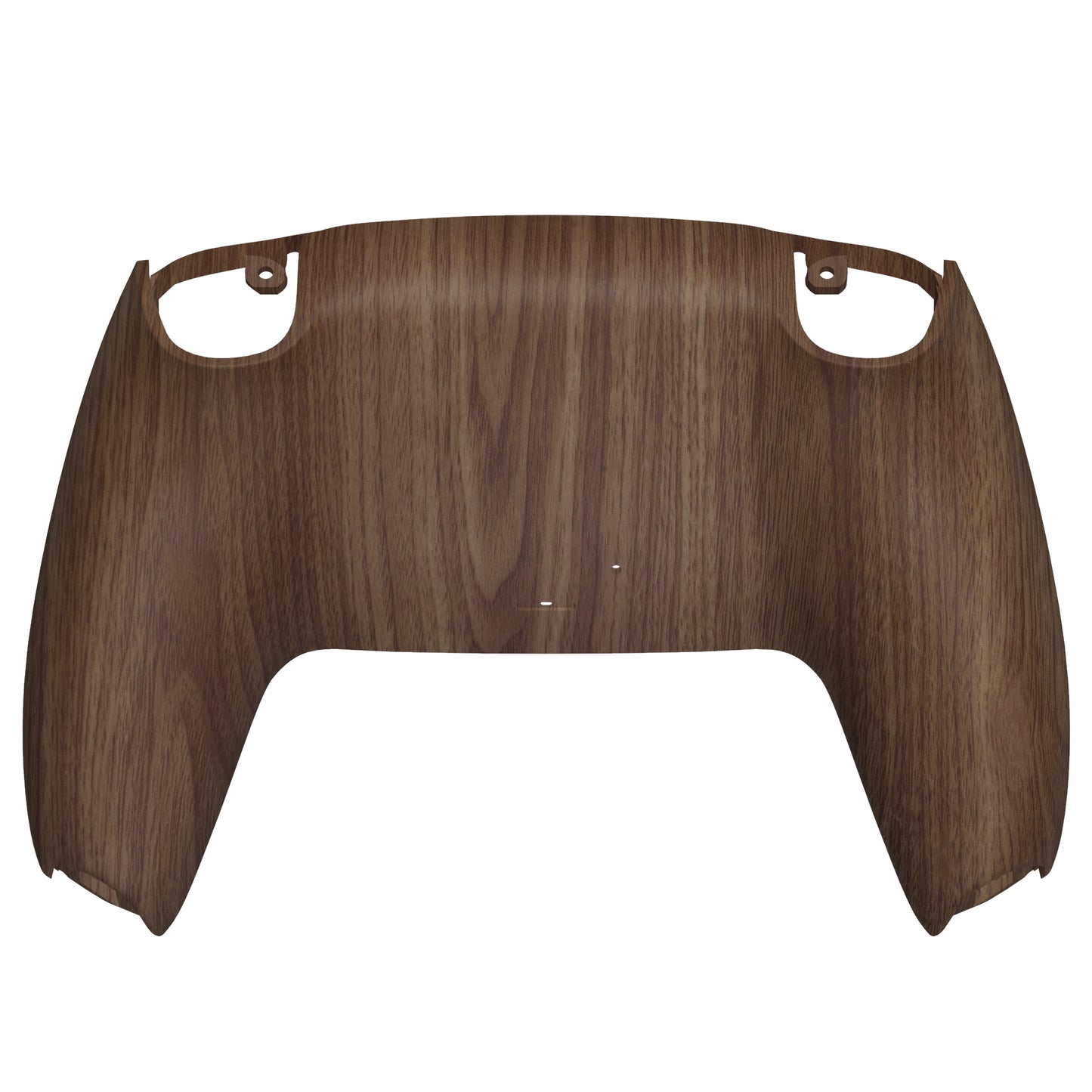 eXtremeRate Replacement Back Housing Bottom Shell Compatible with PS5 Controller BDM-010/020/030/040/050 - Wood Grain