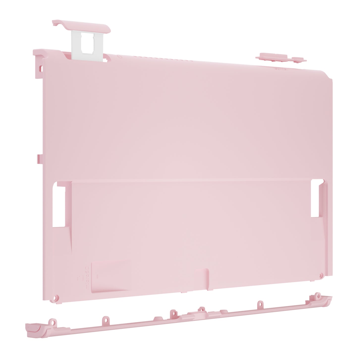 eXtremeRate Replacement Back Plate for Nintendo Switch OLED Console - Cherry Blossoms Pink