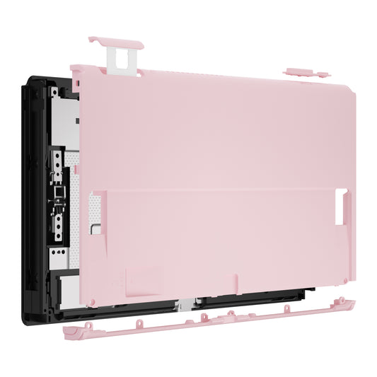 eXtremeRate Replacement Back Plate for Nintendo Switch OLED Console - Cherry Blossoms Pink