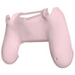 eXtremeRate Replacement Bottom Shell for PS4 Slim Pro Controller Controller (CUH-ZCT2 JDM-040/050/055) - Cherry Blossoms Pink