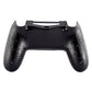 eXtremeRate Replacement Bottom Shell for PS4 Slim Pro Controller Controller (CUH-ZCT2 JDM-040/050/055) - Textured Black