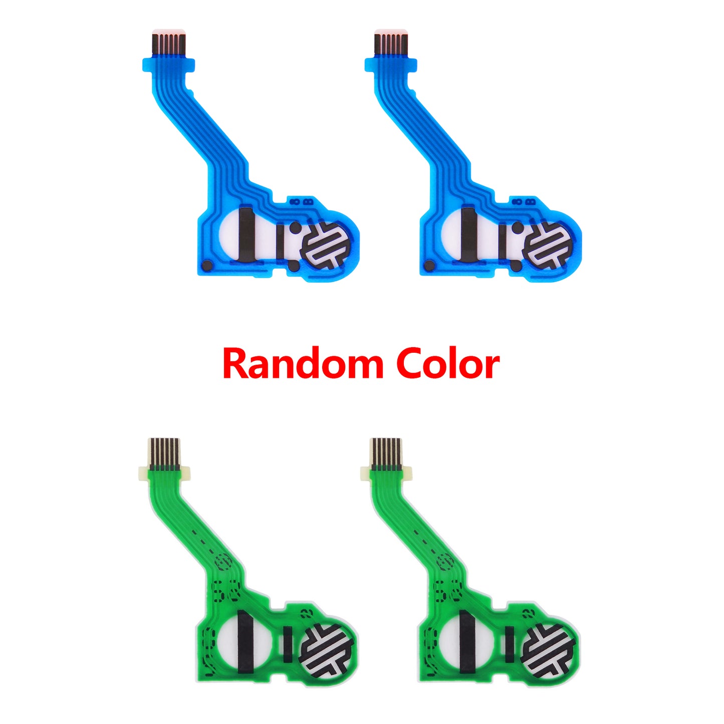 eXtremeRate Replacement Carbon Film & FPC Cable & Rubber Conductive Button Pad for L1L2 R1R2 Buttons, Compatible with PS5 Controller BDM-010