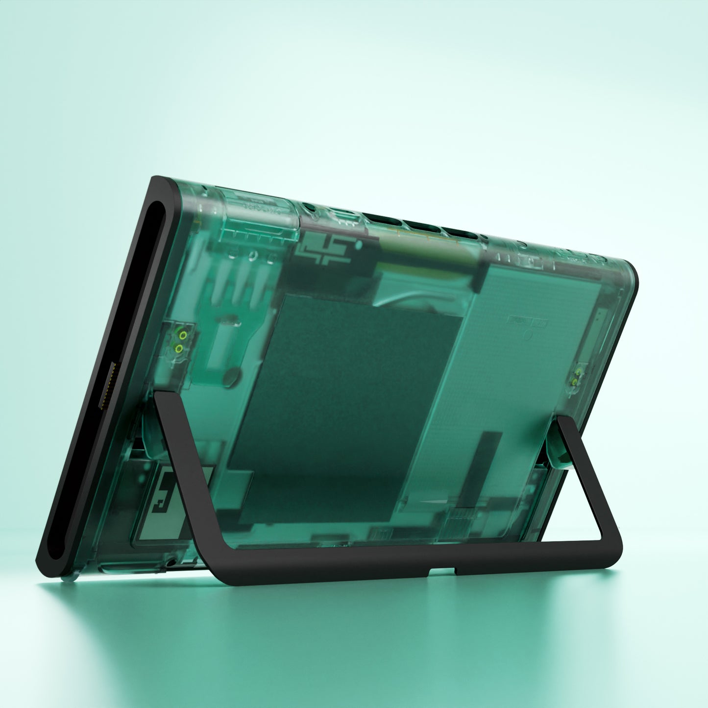 eXtremeRate Replacement DIY Rear Back Plate for Nintendo Switch 2 Handheld Console  (Without Kickstand) - Emerald Green