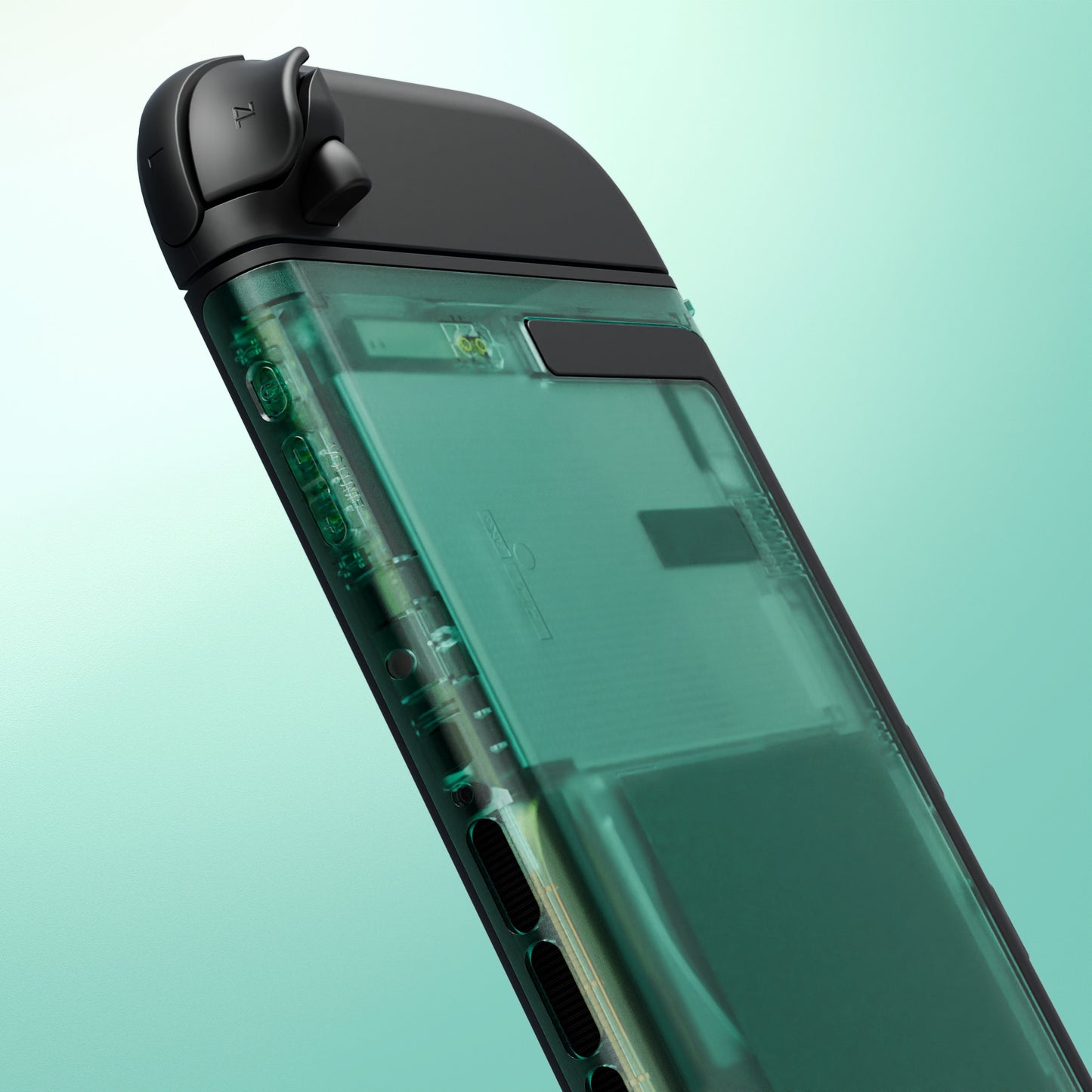 eXtremeRate Replacement DIY Rear Back Plate for Nintendo Switch 2 Handheld Console  (Without Kickstand) - Emerald Green