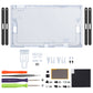 eXtremeRate Replacement DIY Rear Back Plate for Nintendo Switch 2 Handheld Console  (Without Kickstand) - Clear Glacier Blue