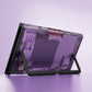 eXtremeRate Replacement DIY Rear Back Plate for Nintendo Switch 2 Handheld Console  (Without Kickstand) - Clear Atomic Purple